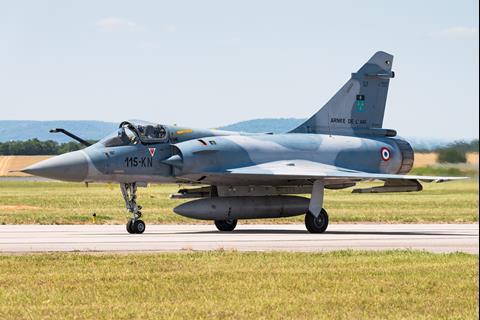 French air force Mirage 2000C